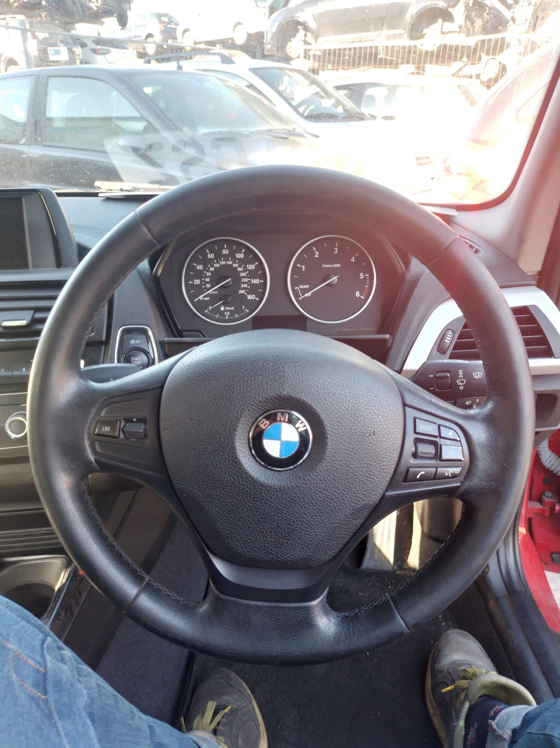 VOLANTE CON COMANDI BMW 120D - (F20) - (11 + 15) - '13 (SENZA AIRBAG)