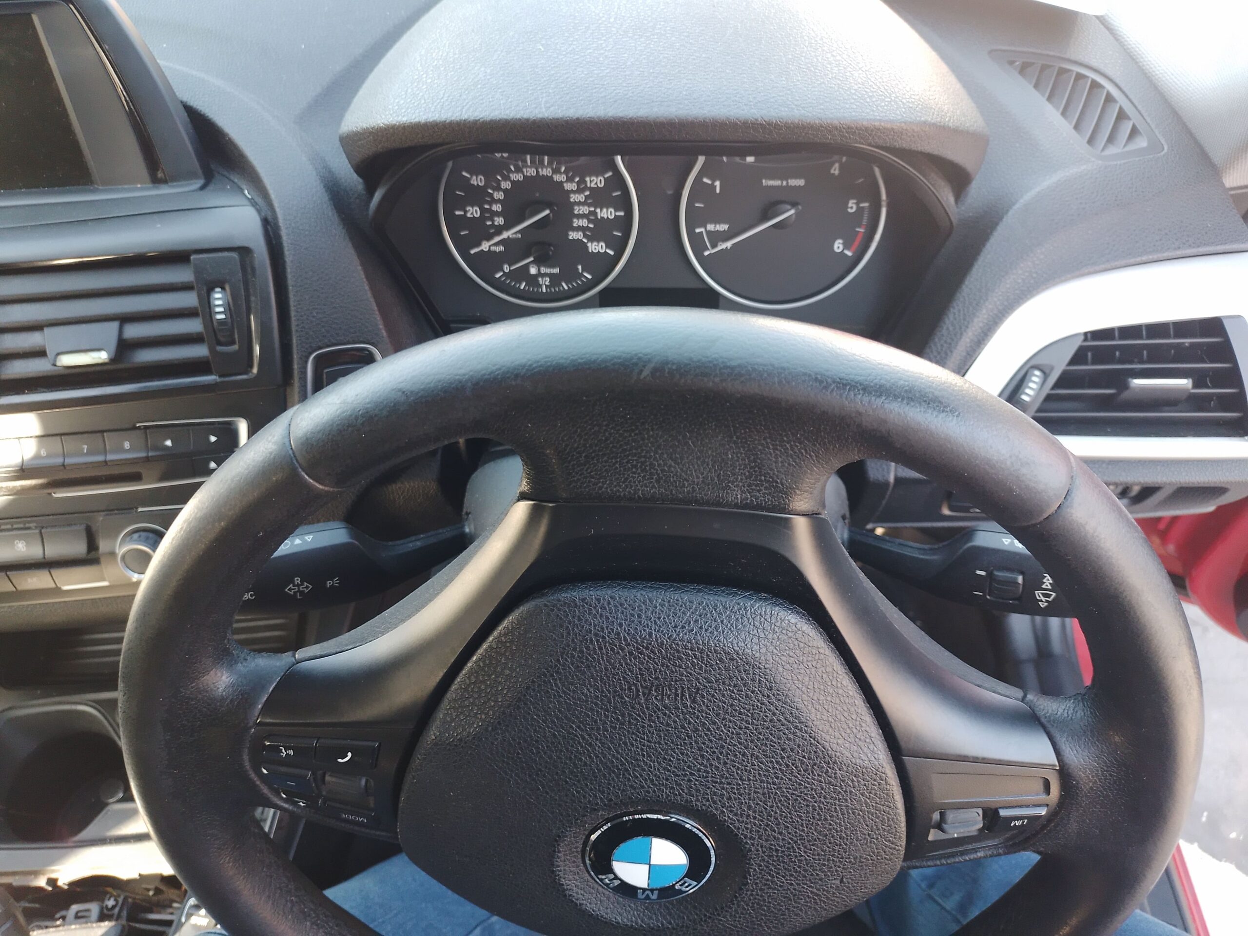 VOLANTE CON COMANDI BMW 120D - (F20) - (11 + 15) - '13 (SENZA AIRBAG) - immagine 5