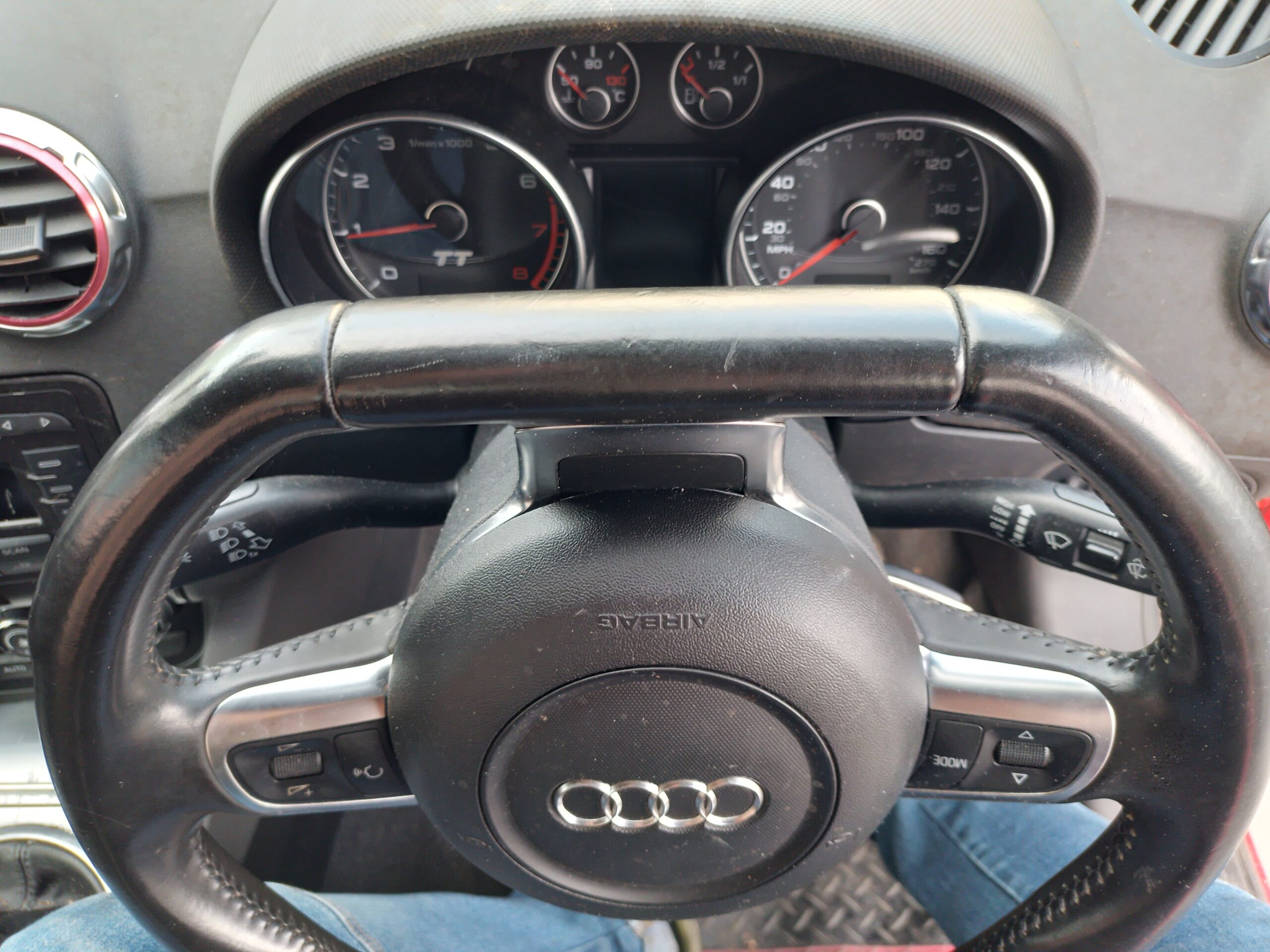 VOLANTE CON COMANDI AUDI TT - (8J) - (06 + 10) - '09 (SENZA AIRBAG) - immagine 5